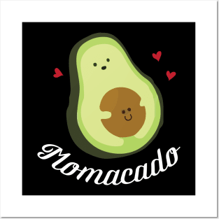 Momacado pregnant avocado funny maternity Posters and Art